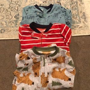 Baby boy 18 month fleece pajamas